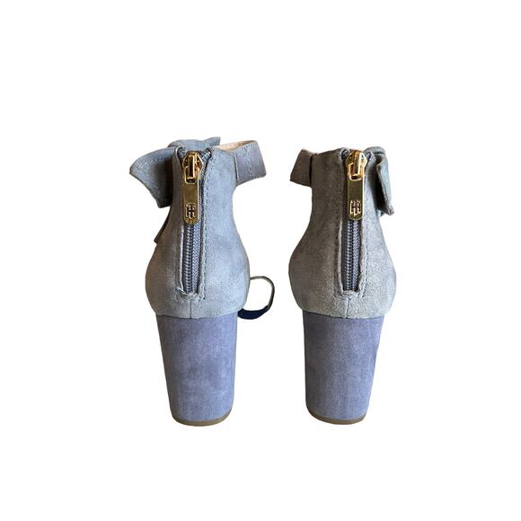 Tommy Hilfiger blue suede ankle strap detail formal heels 6.5 - Picture 5 of 9